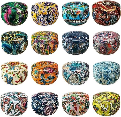 Set of 16 Small Scented Candles Soy Wax Aromatherapy Candles 2.5 OZ Portable - Image 6