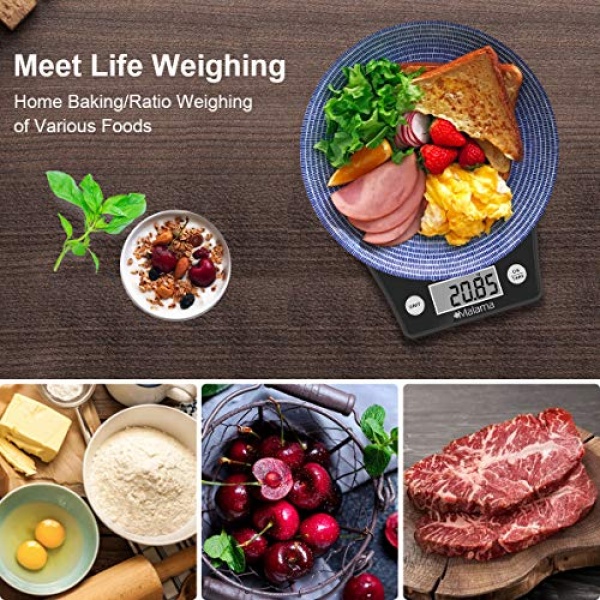 Malama Kitchen Scale, Digital Food Scale High Accuracy Multifunction - Image 7