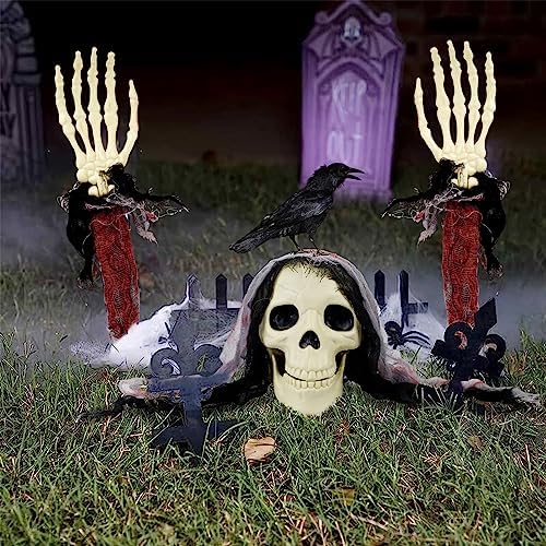 Halloween Decorations Outdoor, Realistic Skeleton Halloween Decor, Real Scary - Image 7