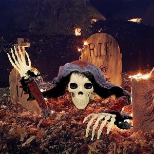 Halloween Decorations Outdoor, Realistic Skeleton Halloween Decor, Real Scary