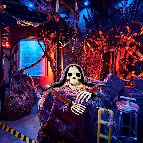 Halloween Decorations Outdoor, Realistic Skeleton Halloween Decor, Real Scary - Image 6